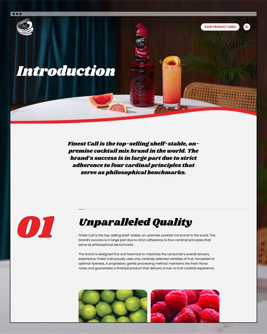 The Technical Guide introduction page, opening with Unparalleled Quality